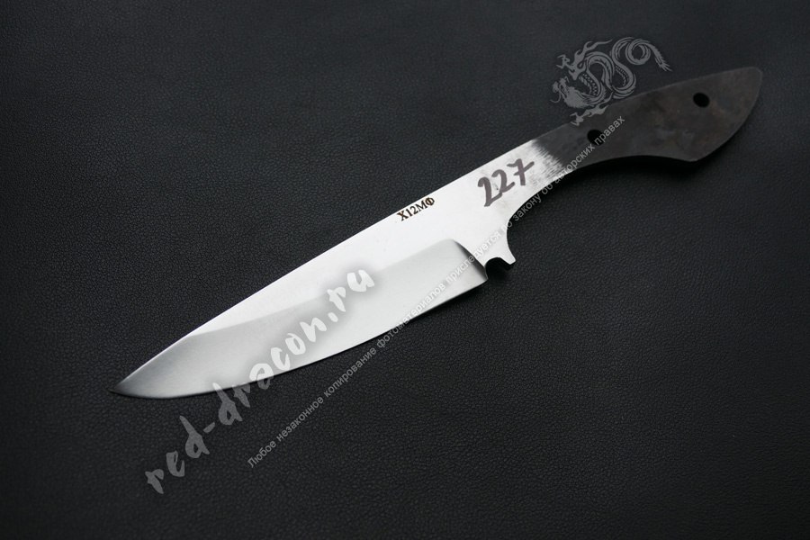 Клинок кованный для ножа Х12МФ "DAS 227"